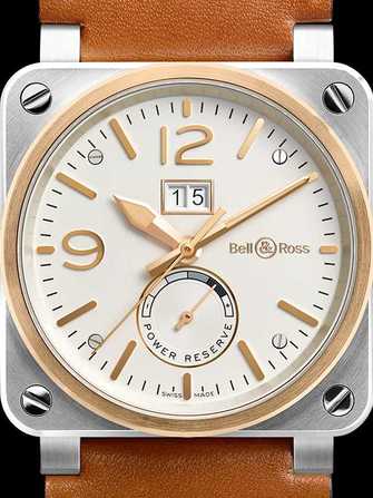 Bell & Ross Aviation BR 03-90 Steel & Rose Gold Watch - br-03-90-steel-rose-gold-1.jpg - mier
