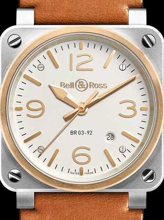 Bell & Ross Aviation BR 03-92 Steel & Rose Gold Watch - br-03-92-steel-rose-gold-1.jpg - mier