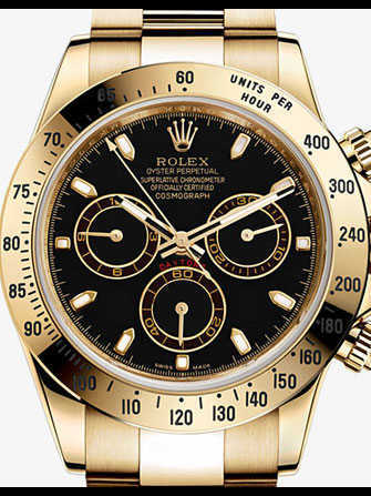 Rolex Cosmograph Daytona 116528-black Watch - 116528-black-1.jpg - mier