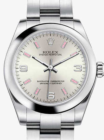 Rolex Oyster Perpetual 26 176200-silver Watch - 176200-silver-1.jpg - mier