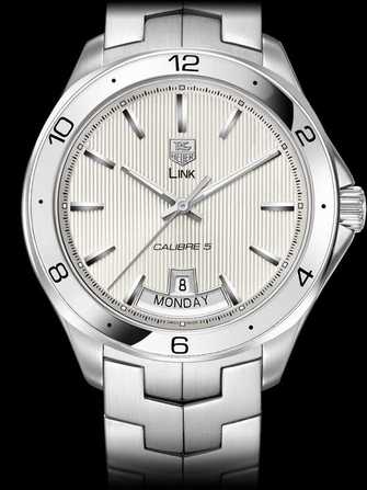 TAG Heuer Link Calibre 5 Day-Date Automatic Watch WAT2011.BA0951 Watch - wat2011.ba0951-1.jpg - mier