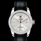 Tudor Glamour 56000 Silver Leather Watch - 56000-silver-leather-1.jpg - mier