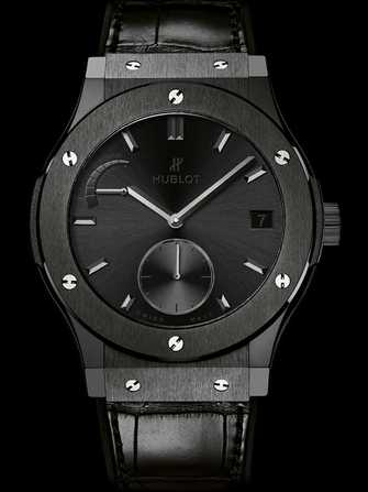 Hublot Classic Fusion Power Reserve All Black 516.CM.1440.LR Watch - 516.cm.1440.lr-1.jpg - mier