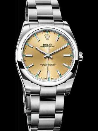 Rolex Oyster Perpetual 34 114200?Champagne Watch - 114200champagne-1.jpg - mier