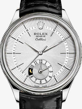 Rolex Cellini Dual Time 50529-white Watch - 50529-white-1.jpg - mier