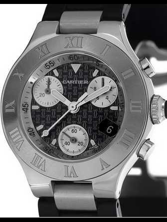 Cartier Montre 21 chronoscaph W10125U2 Watch - w10125u2-1.jpg - blink