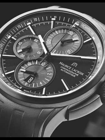 Maurice Lacroix Pontos chronographe full black PT6188-SS001-331 Watch - pt6188-ss001-331-1.jpg - blink