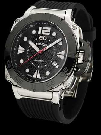 Edmond BOOSTER Silver/Black BO-SB-P01 Uhr - bo-sb-p01-1.jpg - edwatches