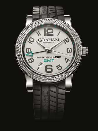 Graham MERCEDES GP TIME ZONE SILVER 2MECS.S03A Watch - 2mecs.s03a-1.jpg - fred