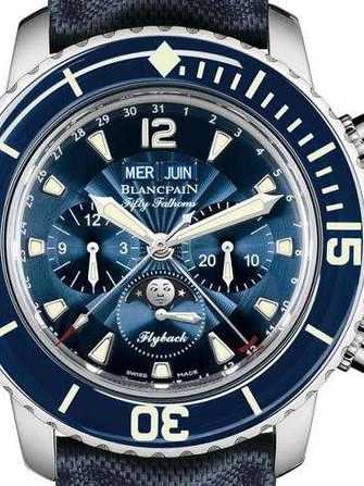 นาฬิกา Blancpain Fifty Fathoms Flyback Quantième Complet  Phase de Lune 5066F-1140-52B - 5066f-1140-52b-1.jpg - hsgandalf