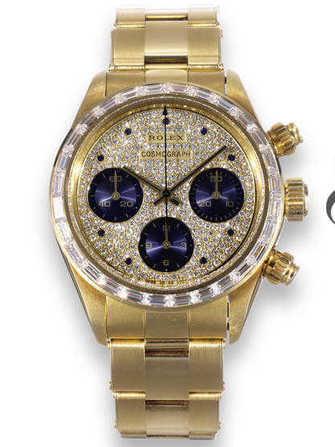 Rolex Baguette Diamond Oyster Cosmograph 6270 Watch - 6270-1.jpg - hsgandalf