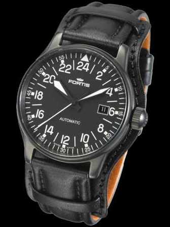 Fortis FLIEGER AUTOMATIC LIMITED EDITION BLACK 24 h 596.18.41 Watch - 596.18.41-1.jpg - lorenzaccio