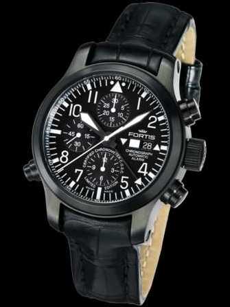 Montre Fortis B-42 FLIEGER BLACK CHRONOGRAPH ALARM Chronometer C.O.S.C. 657.18.11 - 657.18.11-1.jpg - lorenzaccio