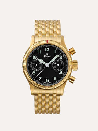 Tutima Classic Flieger Chronograph Gold 753-02 Watch - 753-02-1.jpg - lorenzaccio