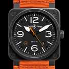 Bell & Ross Aviation BR 03-92 Carbon Orange 腕時計 - br-03-92-carbon-orange-1.jpg - mier