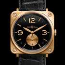 Bell & Ross Aviation BR S Pink Gold & Black 腕時計 - br-s-pink-gold-black-1.jpg - mier