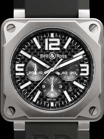 Bell & Ross Aviation BR 01-94 Chronographe Pro Titanium Carbon Fiber Dial Watch - br-01-94-chronographe-pro-titanium-carbon-fiber-dial-1.jpg - mier