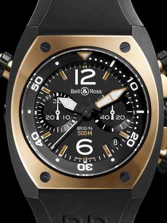 Bell & Ross Marine BR 02-94 Rose Gold & Carbon Watch - br-02-94-rose-gold-carbon-1.jpg - mier