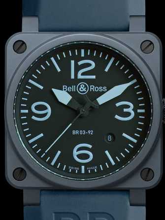 Bell & Ross Aviation BR 03-92 Blue Ceramic Watch - br-03-92-blue-ceramic-1.jpg - mier