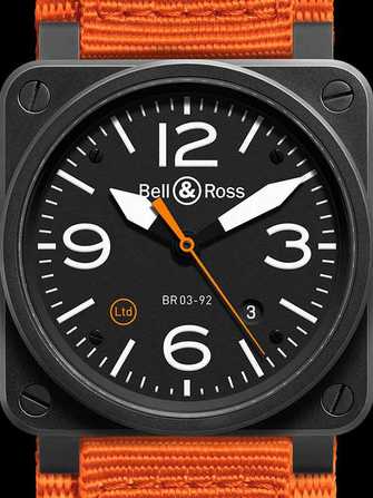 Bell & Ross Aviation BR 03-92 Carbon Orange Watch - br-03-92-carbon-orange-1.jpg - mier