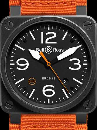 Bell & Ross Aviation BR 03-92 Carbon Orange 腕時計 - br-03-92-carbon-orange-1.jpg - mier