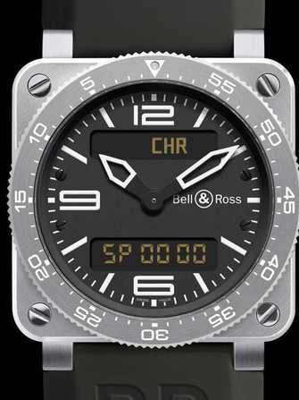 Bell & Ross Aviation BR 03 Type Aviation Steel Watch - br-03-type-aviation-steel-1.jpg - mier