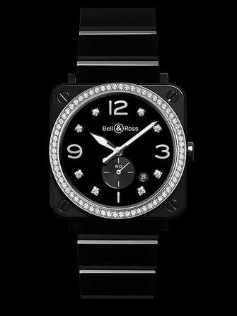 Bell & Ross Aviation BR S Black Ceramic Diamonds Watch - br-s-black-ceramic-diamonds-1.jpg - mier