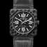 Bell & Ross Aviation BR 01-92 Carbon Fiber & Black Rubber Strap Watch - br-01-92-carbon-fiber-black-rubber-strap-2.jpg - mier