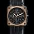 Bell & Ross Aviation BR 01-94 Rose Gold & Carbon Officer Watch - br-01-94-rose-gold-carbon-officer-2.jpg - mier