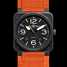 Montre Bell & Ross Aviation BR 03-92 Carbon Orange - br-03-92-carbon-orange-2.jpg - mier