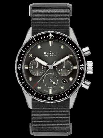 Montre Blancpain Fifty Fathoms Bathyscaphe Chronographe Flyback 5200-1110-NABA - 5200-1110-naba-1.jpg - mier