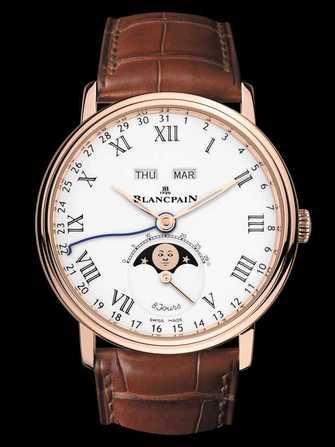 Blancpain Villeret Quantième Complet 8 Jours 6639-3631-55B Watch - 6639-3631-55b-1.jpg - mier