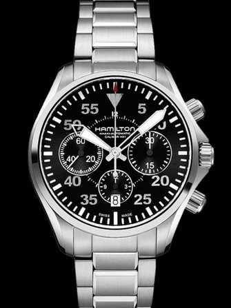 นาฬิกา Hamilton Khaki Aviation Pilot Auto Chrono H64666135 - h64666135-1.jpg - mier
