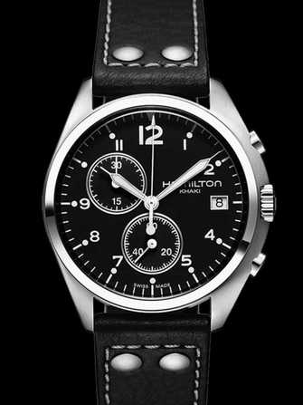 Hamilton Khaki Aviation Pilot Pioneer Chrono Quartz H76512733 腕時計 - h76512733-1.jpg - mier