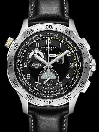 Reloj Hamilton Khaki Aviation Worldtimer Chrono Quartz H76714735 - h76714735-1.jpg - mier