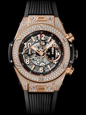 Montre Hublot Big Bang Unico King Gold Pavé 411.OX.11180.RX.1704 - 411.ox.11180.rx.1704-1.jpg - mier