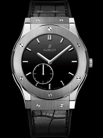 Hublot Classic Fusion Ultra-Thin Titanium Black Shiny Dial 515.NX.1270.LR Watch - 515.nx.1270.lr-1.jpg - mier