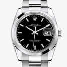 Montre Rolex Oyster Perpetual Date 34 115200-black - 115200-black-1.jpg - mier