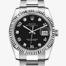 Rolex Oyster Perpetual Date 34 115234-black Watch - 115234-black-1.jpg - mier