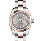 Rolex Lady-Datejust 26 179161-pink gold & silver Watch - 179161-pink-gold-silver-1.jpg - mier