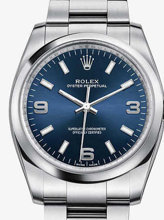 Rolex Oyster Perpetual 34 114200-blue 腕時計 - 114200-blue-1.jpg - mier