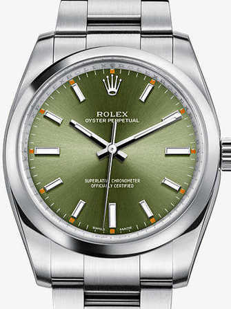 Rolex Oyster Perpetual 34 114200-green olive Uhr - 114200-green-olive-1.jpg - mier