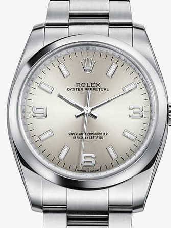Rolex Oyster Perpetual 34 114200-silver Watch - 114200-silver-1.jpg - mier