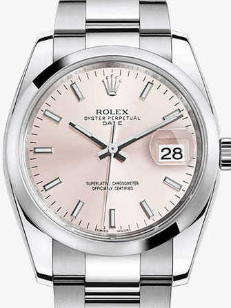 Rolex Oyster Perpetual Date 34 115200-rose 腕時計 - 115200-rose-1.jpg - mier