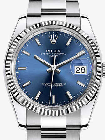 Reloj Rolex Oyster Perpetual Date 34 115234-blue - 115234-blue-1.jpg - mier