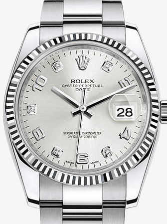 Rolex Oyster Perpetual Date 34 115234-white gold Watch - 115234-white-gold-1.jpg - mier