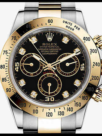 นาฬิกา Rolex Cosmograph Daytona 116523-black & gold - 116523-black-gold-1.jpg - mier