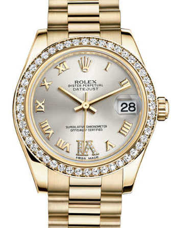 Rolex Datejust 31 178288-silver & diamonds Watch - 178288-silver-diamonds-1.jpg - mier