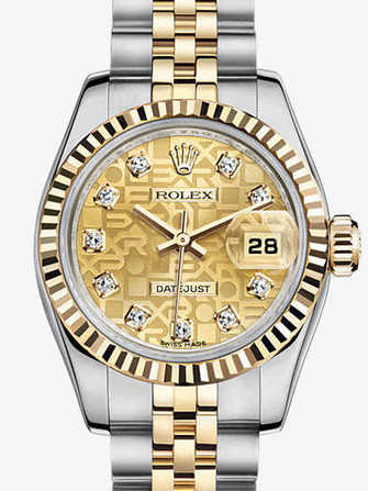 Rolex Lady-Datejust 26 179173-champagne 腕時計 - 179173-champagne-1.jpg - mier