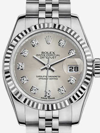 Rolex Lady-Datejust 26 179174-silver Uhr - 179174-silver-1.jpg - mier